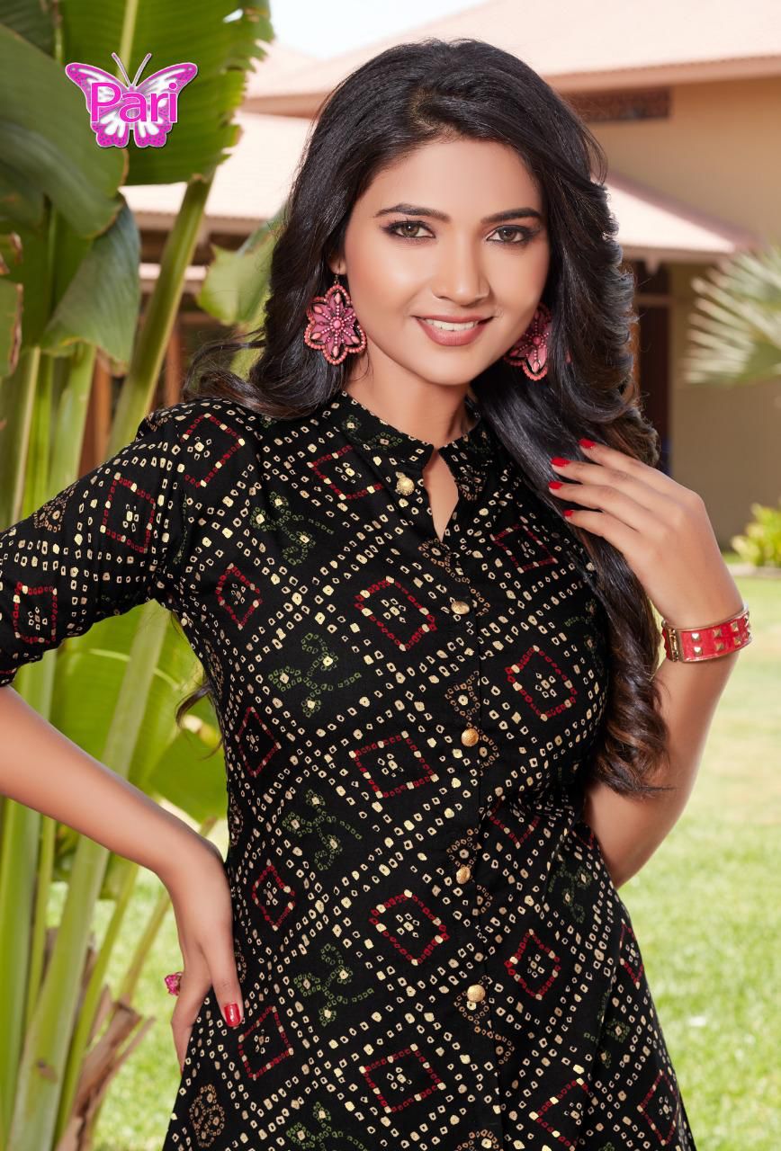 Butterfly 2 Regular Wear Rayon Wholesale Short Top Collection